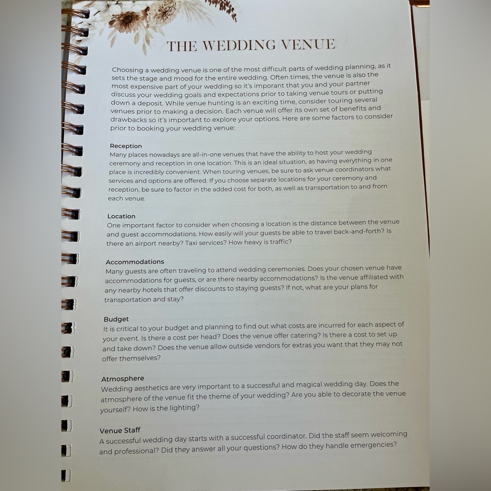 **Brand New** Wedding Planner (Hardcover) - Picture 12 of 15